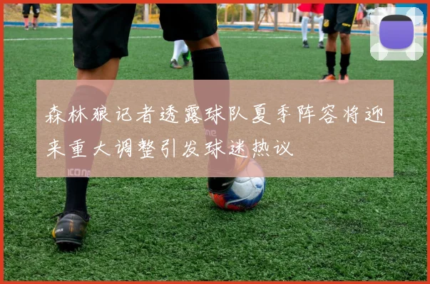 森林狼记者透露球队夏季阵容将迎来重大调整引发球迷热议